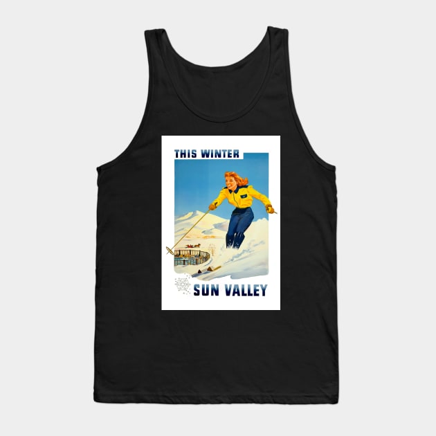 Sun Valley - Vintage Travel Tank Top by Culturio